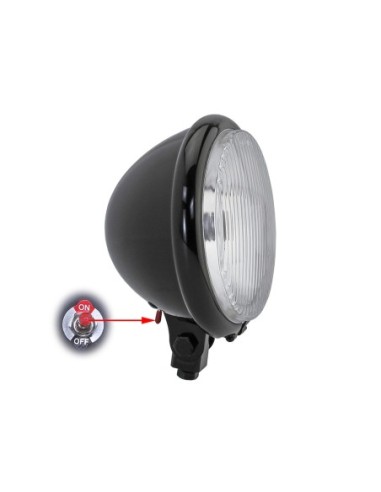Bates Head Light Led 5 3/4 Semi Gloss/Black.